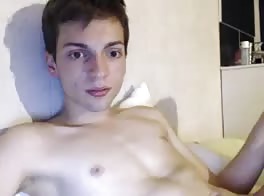 handsome young masturbating