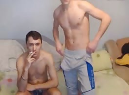 cute couple of gay tube performers on Webcam