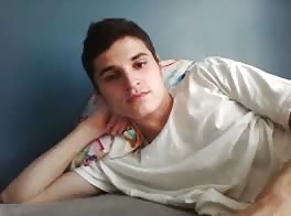 Young boy masturbates