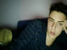 Young boy masturbating on Webcam