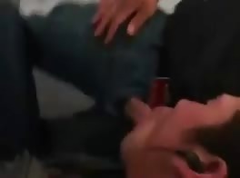 Young guy blowjob in public restrooms