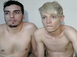 Very cute blond in the gay couple
