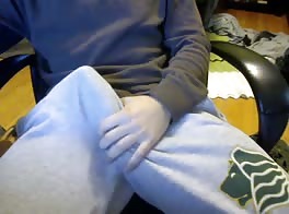 Young masturbates without teaching