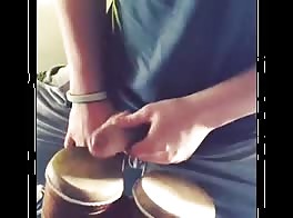 by touching timbales