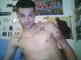 Young boy masturbates