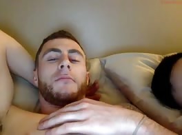 Feliz mientras se la chupa