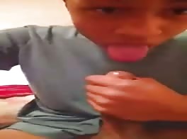 semen en su boca