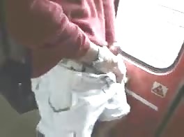 masturbating on the train