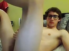 Young boy masturbates