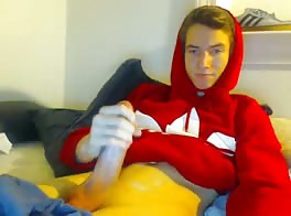 Cute boy red hood
