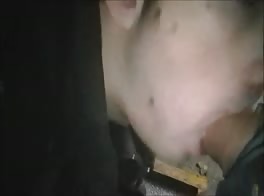 A blowjob on the street