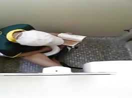 In public toilets, captured. 11