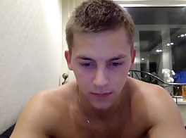 sexy guy masturbating