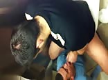 suck in public toilet