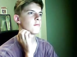 Shaved teen boy tool webcam