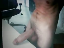 thick dick on my desk 