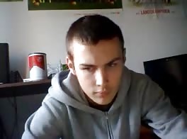The Netherlands, Str8 Boy Shows His Virgin Asshole On Cam