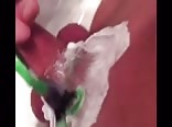 Shave and cum