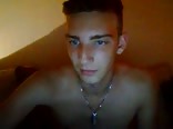 young french boy blond jerk off in webcam