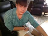hot boy wanks and cums