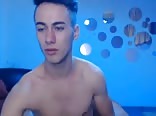 Flashing his cock on cam