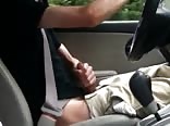 Jerking off while driving