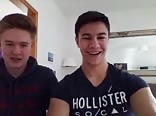 Muscle German Boy Shows His Big Ass In Front Of His Friend
