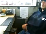 jerking it at work