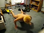 Fucking his pillow