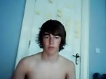 Twink masturbating totally nude