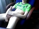 Skinny twink wanking