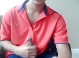 Young twink wanking in underwear
