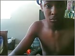 Black boy cums on gay cam
