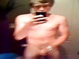 Bath room wank