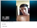 self sucking and cumming in his mouth