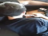 Backseat sucking dick