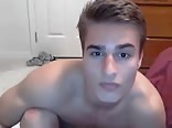 Muscle boy puts on a show