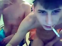 2 boys wanking together