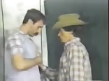 Vintage cowboy gloryhole sex