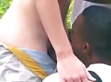 Interracial trio of twinks