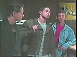 Three guys and a blonde