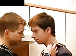 Two lovers in the kitchen