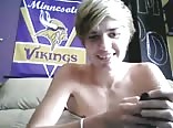 Cute Str8 Blond with Nice Dick Skypes with bitch