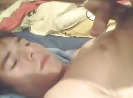 Boy Eats Own Cum