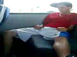 Lad on train filmed by friends!!