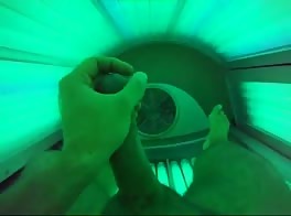 Tanning Bed Wank