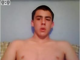 lad wanks and cums
