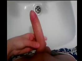 cum in sink 