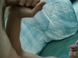cum on own face