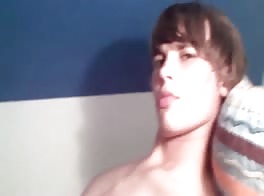 cute guy big straw